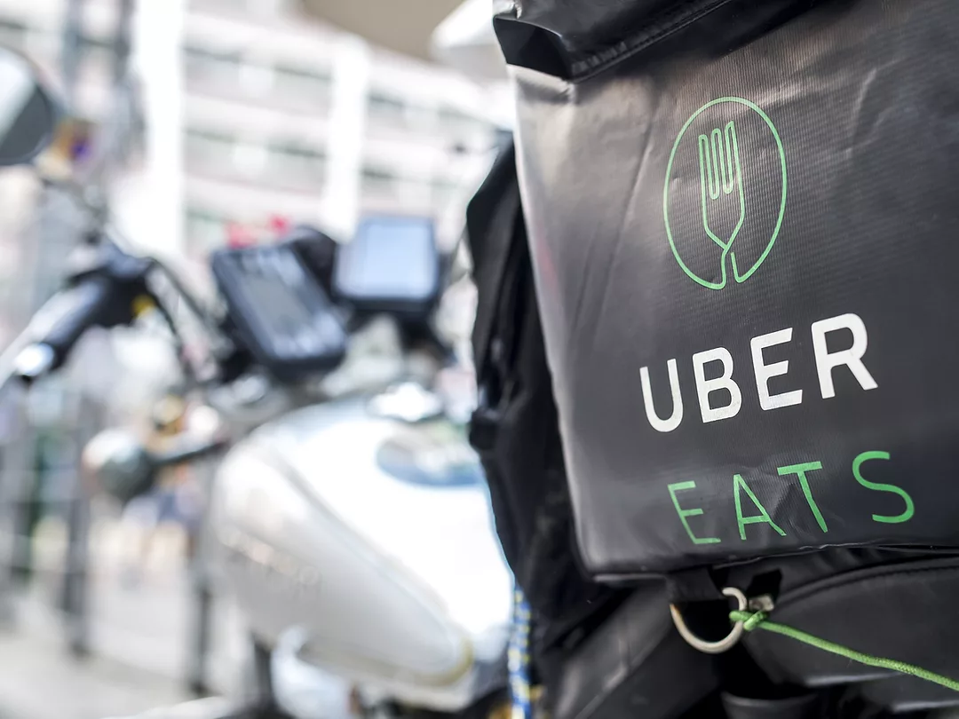 Photo of Uber delivery
