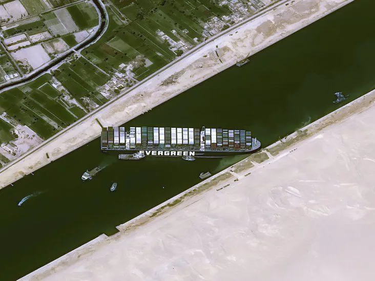 Suez satellite