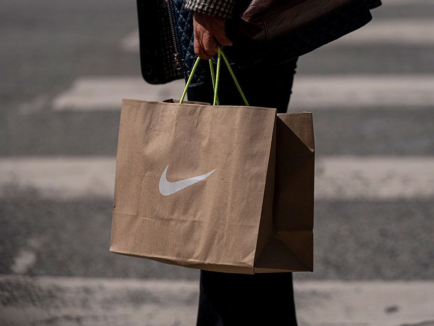 Nike shopping bag