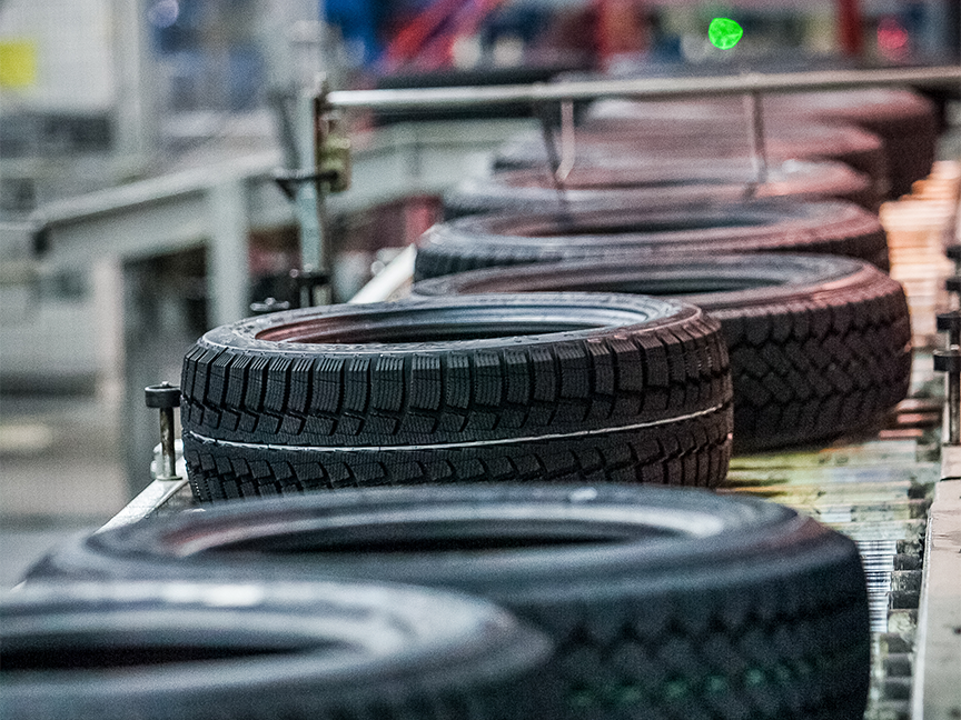 tire and rubber factory