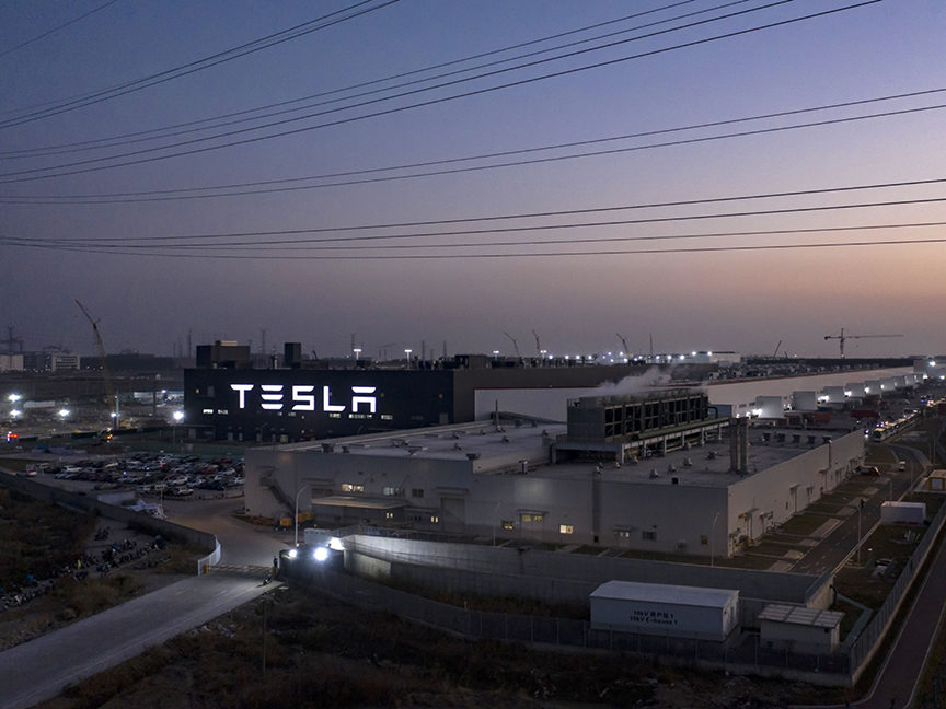 Tesla Gigafactory in Shanghai