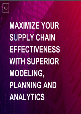 Knowledge Brief – Maximize your supply chain effectiveness with superior modeling, planning and analytics