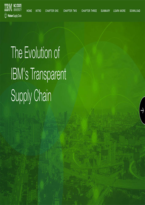 The Evolution of IBM’s Transparent Supply Chain