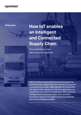 How IoT Enables an Intelligent & Connected Supply Chain