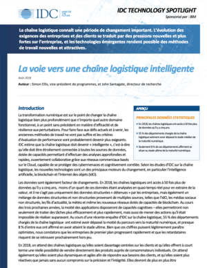 IBM – IDC Thinking Supply Chain Whitepaper (French)
