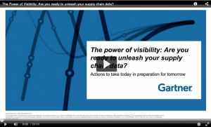 Gartner On Demand Webinar: The Power of Visibility: Are you ready to unleash your supply chain data?