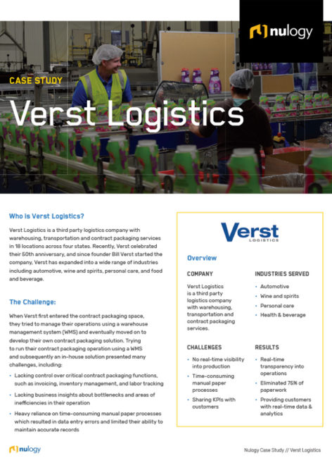 Verst Logistics Case Study