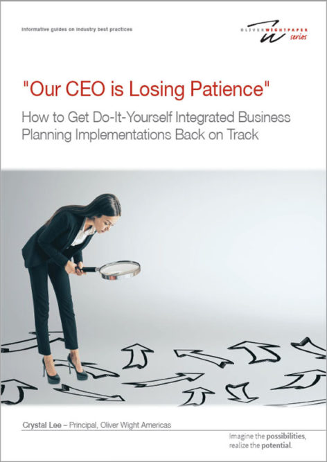 How to Get Do-It-Yourself Integrated Business Planning Implementations Back on Track