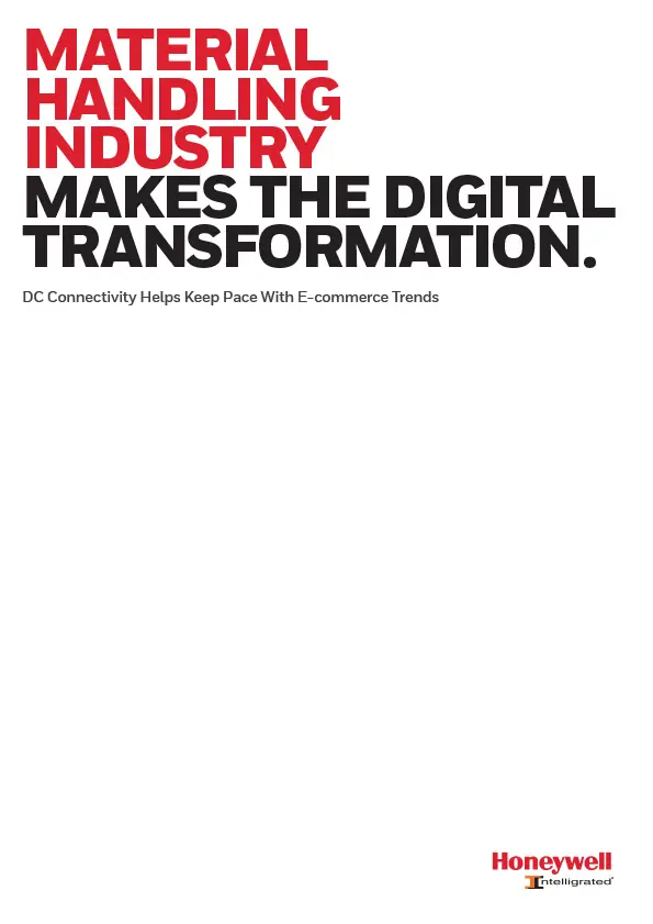 Honeyewll material handling digital transformation