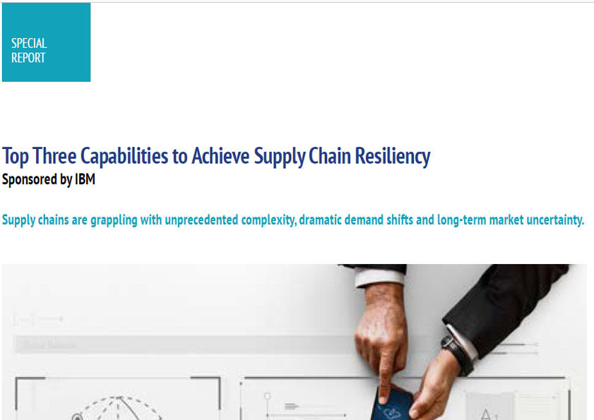 IBM - Top Three Capabilities to Achieve Supply-Chain Resiliency