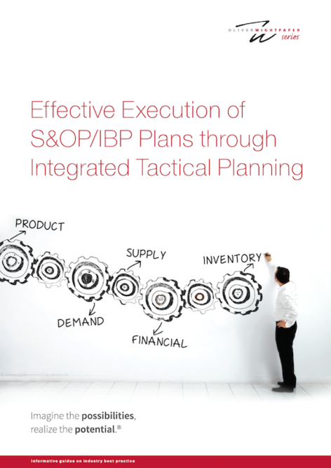 Effective Execution of S&OP/IBP Plans through Integrated Tactical Planning