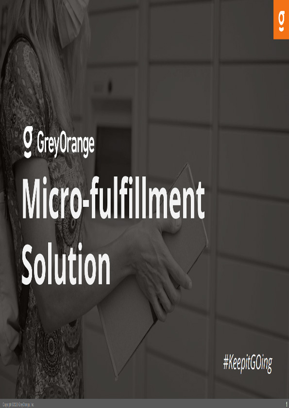 Micro-fulfillment Solution