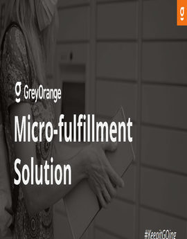 Micro fulfillment solution