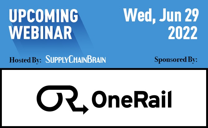 Onerail upcoming webinar