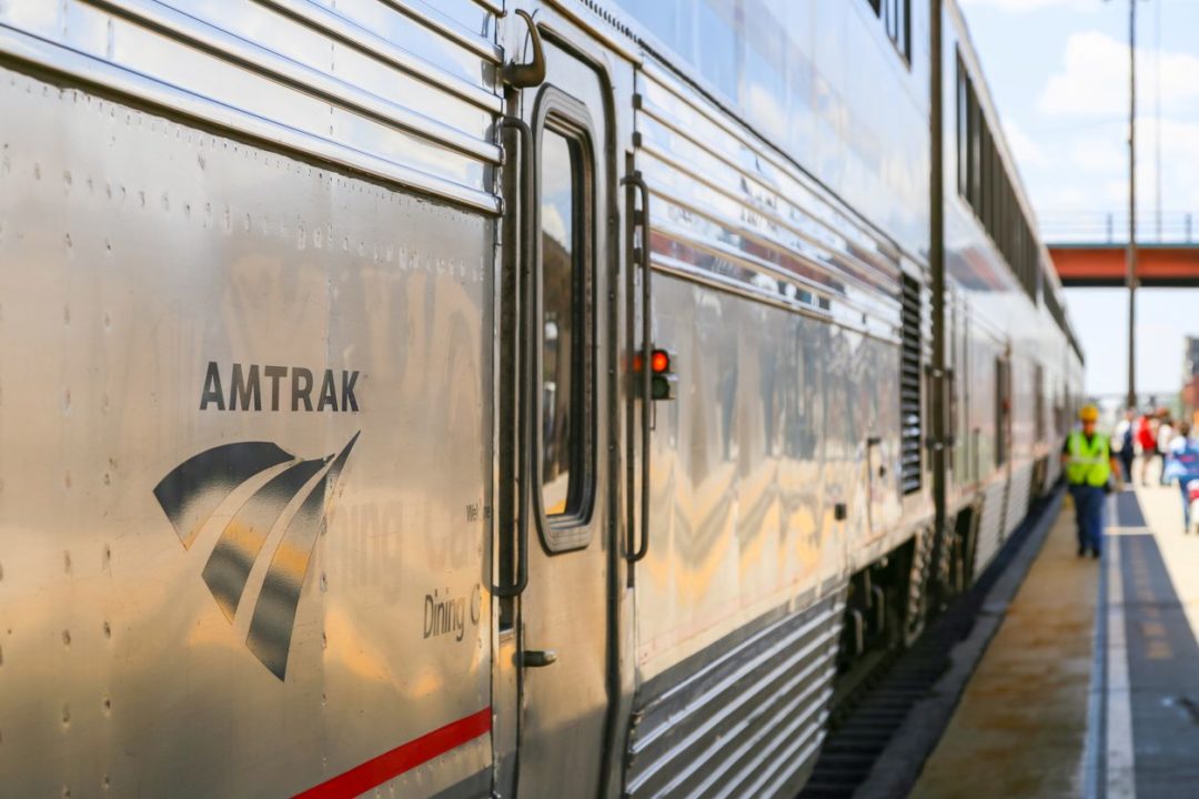 PHOTO OF AMTRAK TRAIN ON TRACK iStock