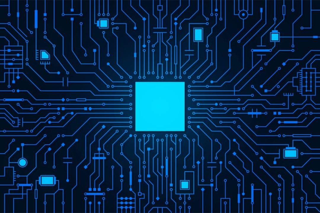 CLOSE-UP PHOTO OF A PRINTED CIRCUIT BOARD iStock