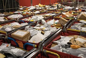 PHOTO OF A ROYAL MAIL SORTING FACILITY 