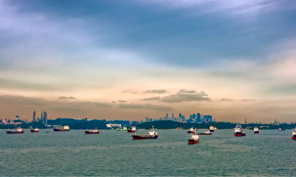 Port congestion singapore istock igorspb 490620282