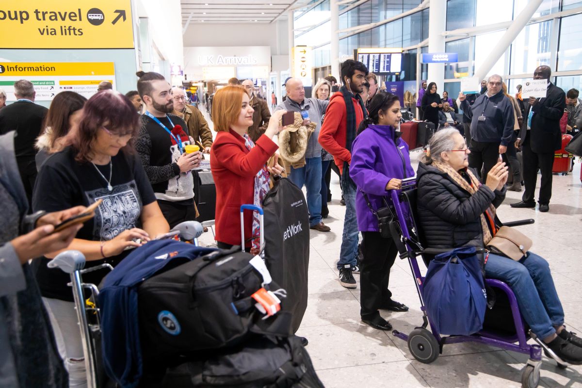 Heathrow passengers luggage baggage heathrow airport