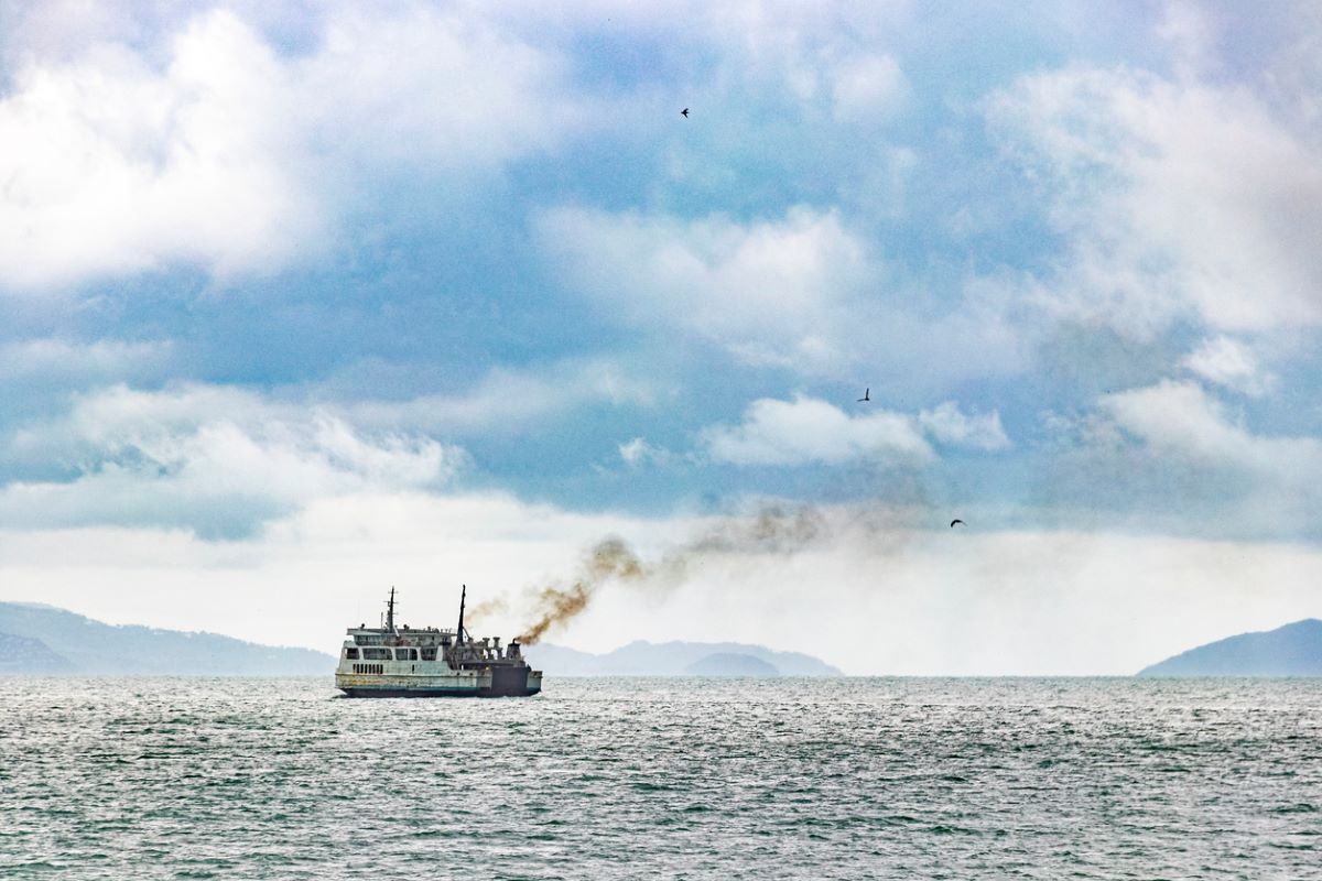 Emissions container ship pollution climate change istock arkadij schell 1326664988