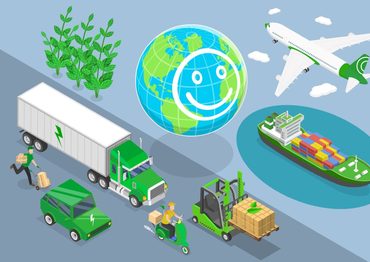 Green sustainable supply chain logo istock tarikvision 1355256927