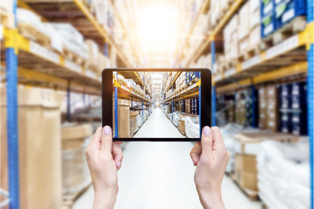 Warehouse-within-warehouse pictured on tablet screen