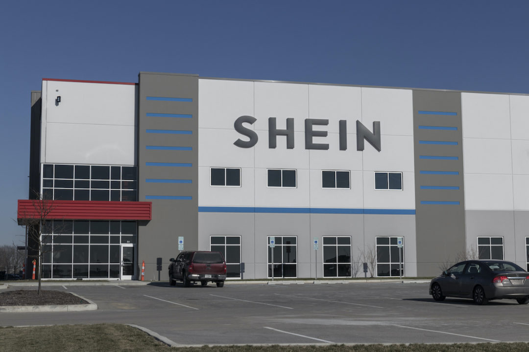 The outside of a SHEIN e-commerce distribution center can be seen in Whitestown around November 2022. Photo: iStock.com/jetcityimage