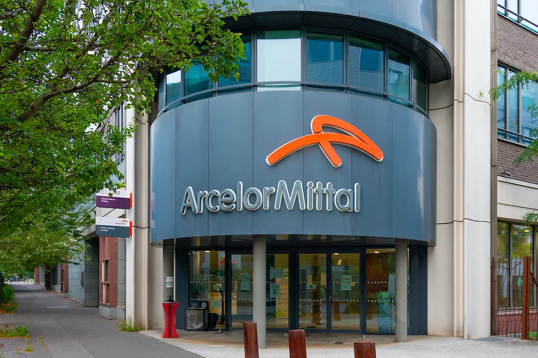 EXTERIOR VIEW OF THE FRENCH ARCELORMITTAL HEADQUARTERS.