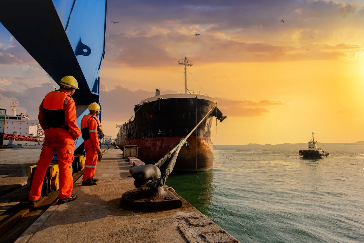 Docks dock workers port shipping istock iam anupong 1201396207