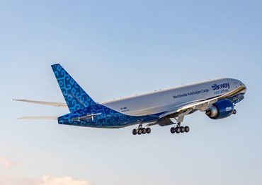 Boeing 777 freighter silk way west airlines