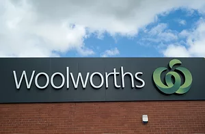 The exterior of a Woolworths location in Australia