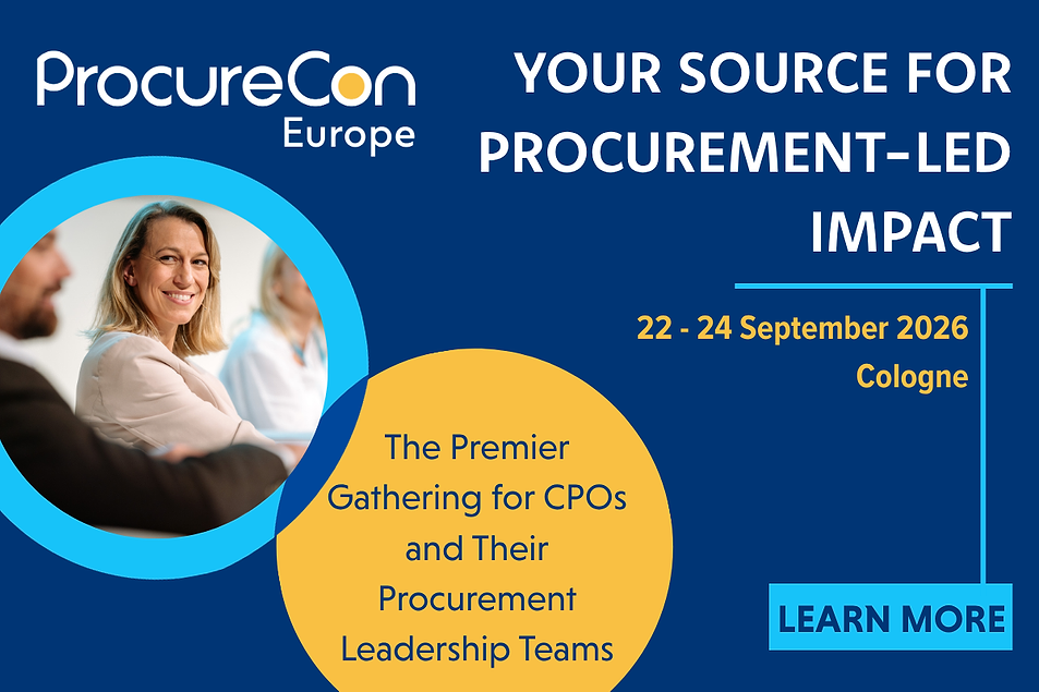 ProcureCon Europe 2026: İş Değerini Artırmak için Çevik Tedarik Uygulamalarından Yararlanma