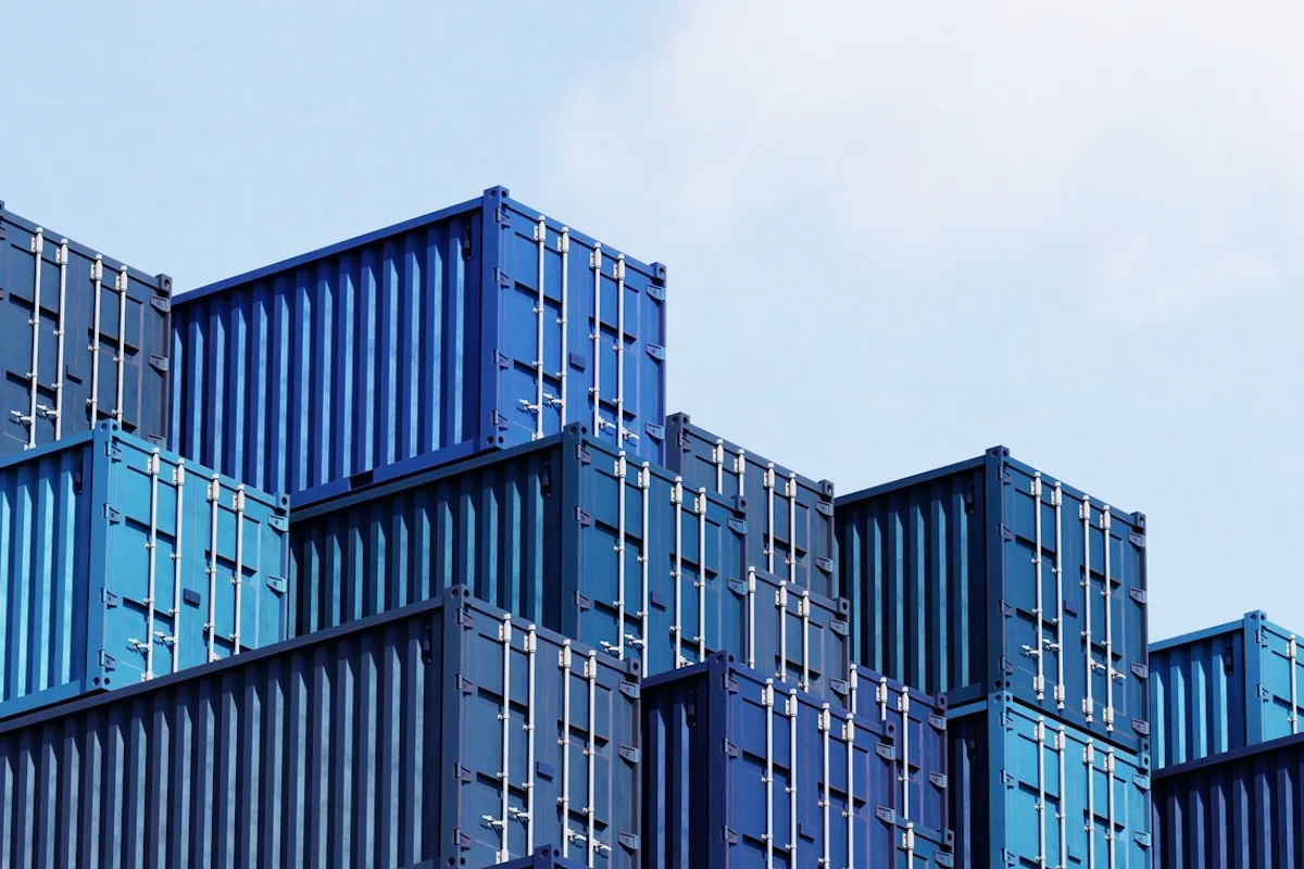 Supply chain shipping containers istock 1406705759