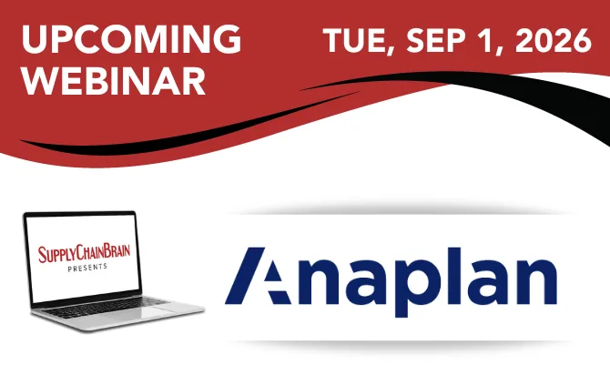 Upcoming anaplan tue sep 1 2026 11a et