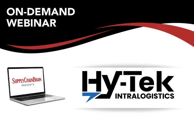 On demand webinar hy tek supplychainbrain webinar thu jul 9 2026 2p et