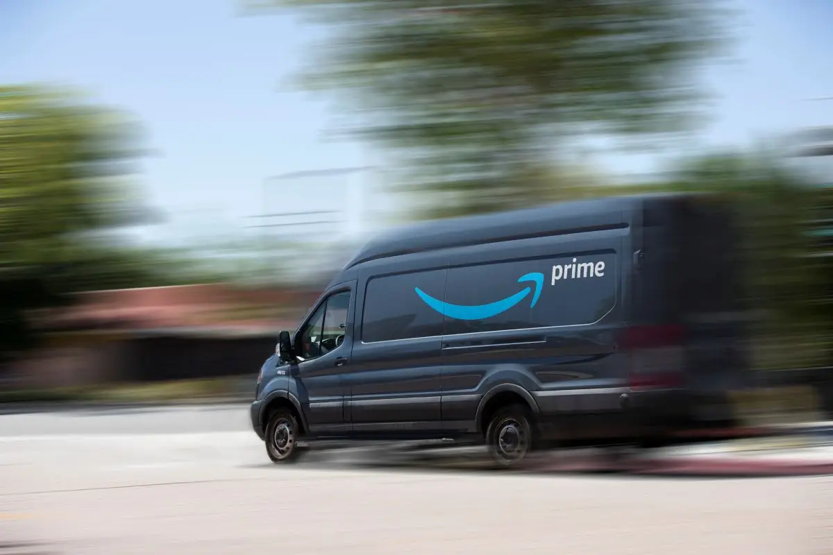 Amazon prime delivery van truck istock mattgush 1325780600