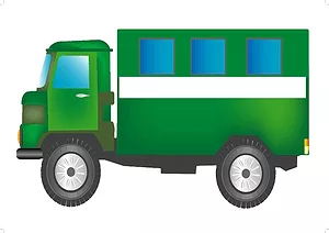 Green truck 1