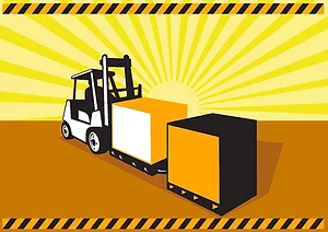 Logistics forklift 05